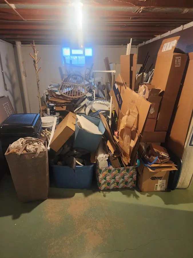 Roll-off dumpster container at job site for Yard Waste Dumpster Rental in Bellaire